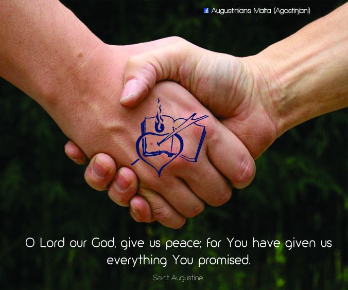 o lord give us peace, for you have given us everything you promised